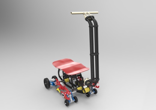 全地形履带越滑板车结构缩略图